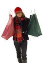 Free Woman With Shopping Bags Royalty Free Stock Photos - 3864218