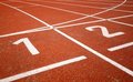 Free Runners Racetrack Royalty Free Stock Images - 3882659