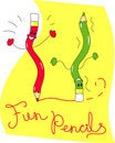 Free Fun Pencils Stock Photography - 3887282