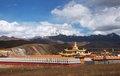 Free Jokul And Temple Royalty Free Stock Images - 3887949