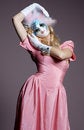 Free Woman With Mask Royalty Free Stock Photo - 3899115