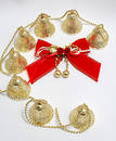 Free Handbells A Red Sphere And A Bow Stock Photos - 390173