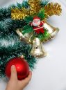 Free Christmas Decoration On White Background Royalty Free Stock Photo - 390435