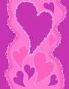 Free Abstract Hearts Ribbon Background 2 Royalty Free Stock Photography - 3909317