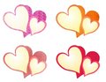 Free Colorful Textured Valentine Hearts Clip Art Royalty Free Stock Images - 3909859