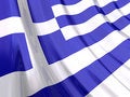 Free Glossy Flag Of Greece Royalty Free Stock Image - 3917136