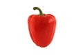 Free Isolated Red Bell Pepper On White Stock Image - 3935521
