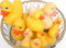 Free Basket Of Old And New Rubber Ducks Royalty Free Stock Images - 3930479