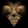 Free Soaring Heart Of Gold Royalty Free Stock Images - 3942679