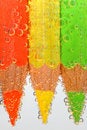 Free Colored Crayons With Bubbles Royalty Free Stock Photo - 3959165