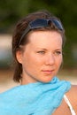 Free A Woman On Vacation Smiles Stock Photo - 3971830