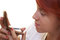 Free Beautician Is Doing Make-up To Red-haired Girl Royalty Free Stock Photos - 3979338