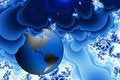 Free World Engulfed By Blue Smog Royalty Free Stock Photo - 3989915