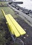 Free Yellow Bench Royalty Free Stock Photography - 3997097