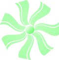 Free Mint Floral Ribbon Royalty Free Stock Photography - 4000777