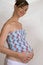 Free Pregnant Girl Against White Background 1 Royalty Free Stock Images - 4002259