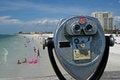 Free Beach Telescope Royalty Free Stock Photo - 4010705
