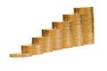 Free Some Coins Symbolize Growth Royalty Free Stock Image - 4020676