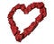 Free Silk Rose Petal Heart Royalty Free Stock Images - 4021669
