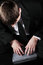Free Young Handsome Businessman With Laptop Royalty Free Stock Photography - 4029357