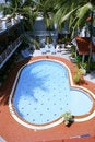Free Swimming Pool In Resort, Kerala Stock Images - 4032094