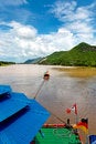 Free River Boat Towing Raft Down River In Asia Stock Images - 4037694