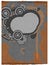 Free Abstract Grey Medalion On Old Paper Texture Royalty Free Stock Image - 4033156