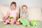 Free Two Children With Toys Stock Photo - 4038380