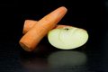 Free Carrot And The Apple Royalty Free Stock Photo - 4041045