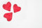 Free Three Red Hearts Royalty Free Stock Images - 4048929