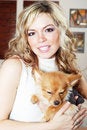 Free Girl And Her Pet Royalty Free Stock Photography - 4057207