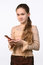Free The Girl With A Mobile Phone Stock Photos - 4072043