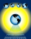 Free Global Network 3 Royalty Free Stock Photo - 4080755