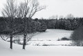 Free Golf Course In Winter Royalty Free Stock Images - 4090149
