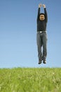 Free Jumping With Joy Stock Photos - 4091083