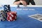 Free Placing A Bet Royalty Free Stock Photo - 4104025