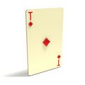 Free Playing Card: Ace Of Diamonds Stock Photos - 4123383