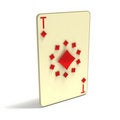 Free Playing Card: Ace Of Clubs As 11 Spots. 3D Playing Royalty Free Stock Photo - 4123385