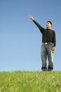 Free Pointing To The Future Stock Images - 4134344