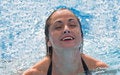 Free Woman Enjoy Swiming Royalty Free Stock Image - 4154636