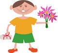 Free Happy Boy Going On A Visit Royalty Free Stock Photo - 4158605