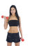 Free Beautiful Girl With Dumbbells Stock Photo - 4154760