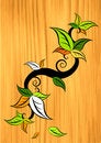 Free Floral Growth On Wood Stock Photos - 4169393
