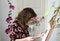 Free Portrait Of A Girl Painting Royalty Free Stock Images - 4168359