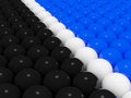 Free Two Groups Of 3d Balls Stock Photo - 4172310