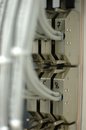 Free Serial Cables, DB-25 Royalty Free Stock Image - 4177086
