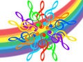 Free Music And Rainbow Royalty Free Stock Photo - 4203335