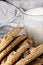 Free Chocolate Chip Cookies And Milk Royalty Free Stock Image - 4204886