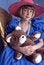 Free Little Girl With Teddy Bear Stock Images - 4212674