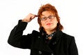 Free Woman With Idea Royalty Free Stock Photos - 4245718